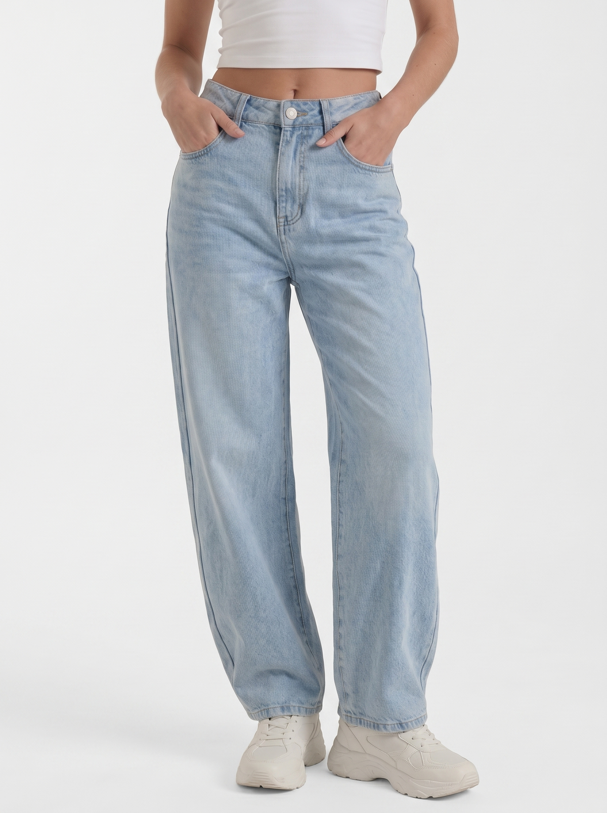 Bridget Jean Baggy Taille Haute