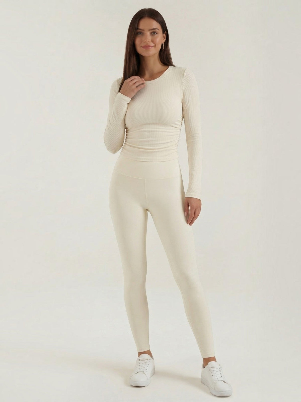 Dawn Top Court Côtelé