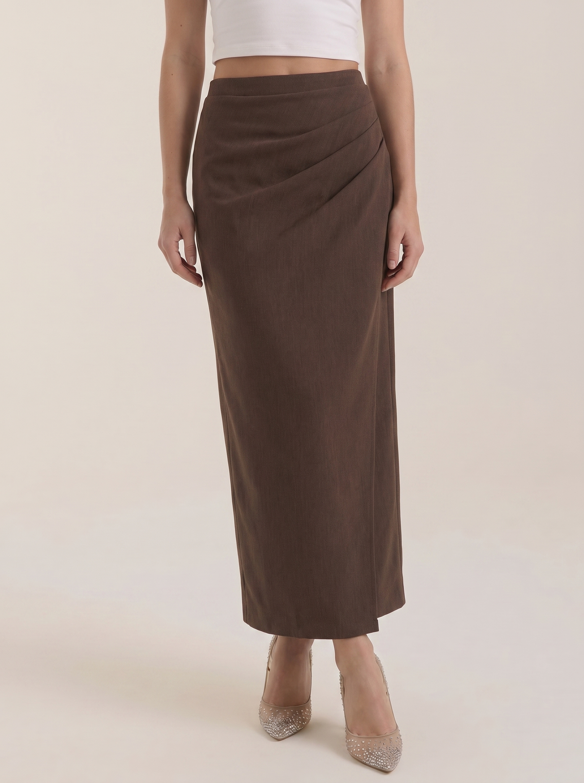 Elsie Jupe Longue Taille Haute