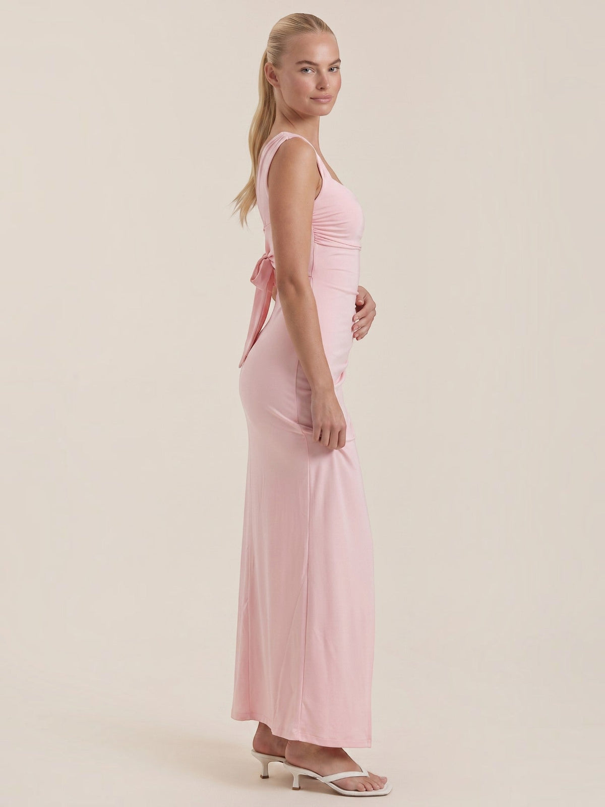 Rhoda Robe Longue Froncée