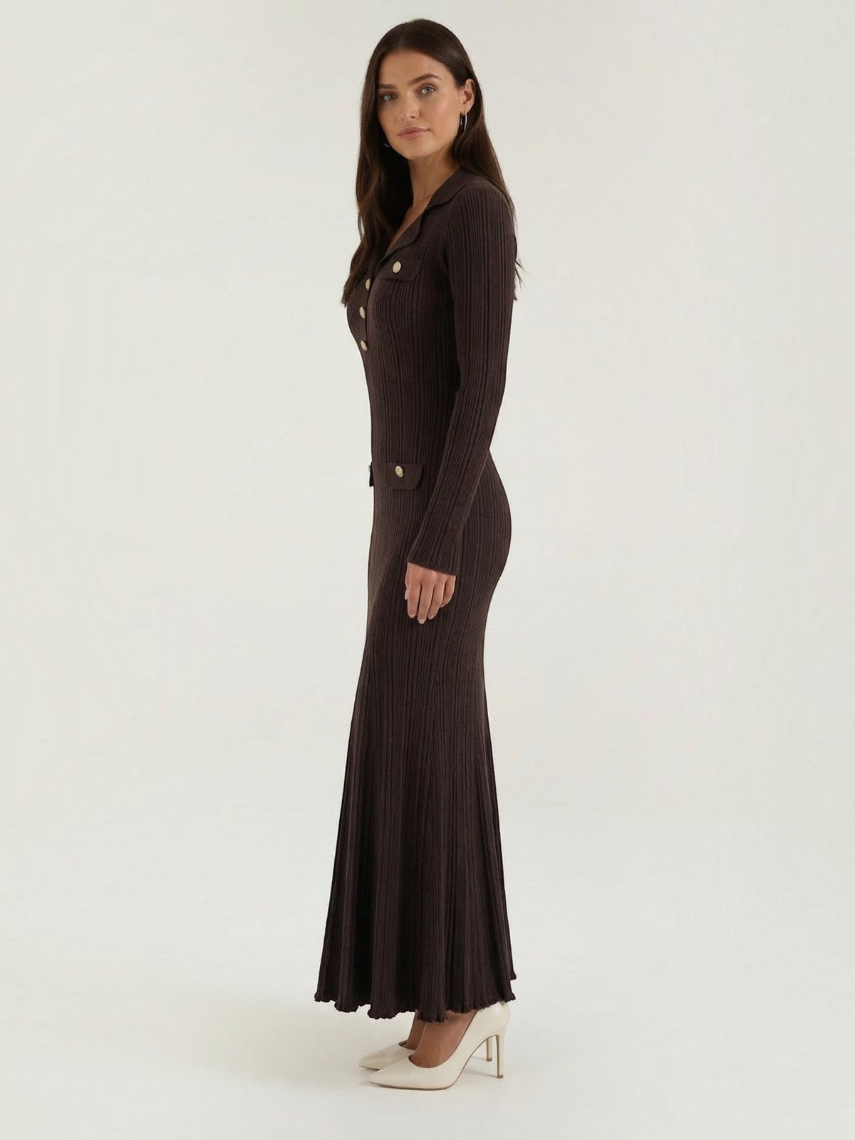 Veronica Robe Longue En Maille