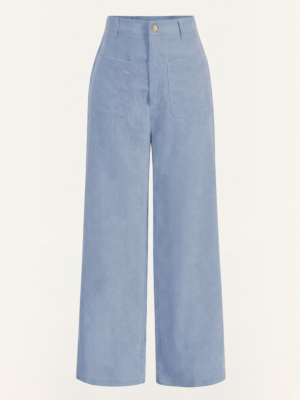Allison Pantalon Large En Velours Côtelé
