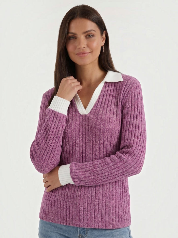Althea Pull En Maille À Col V