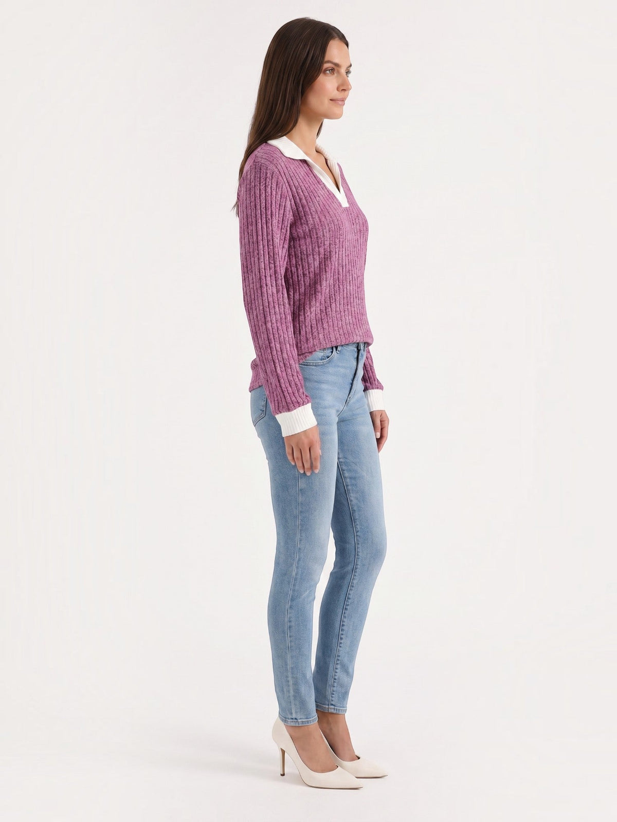 Althea Pull En Maille À Col V