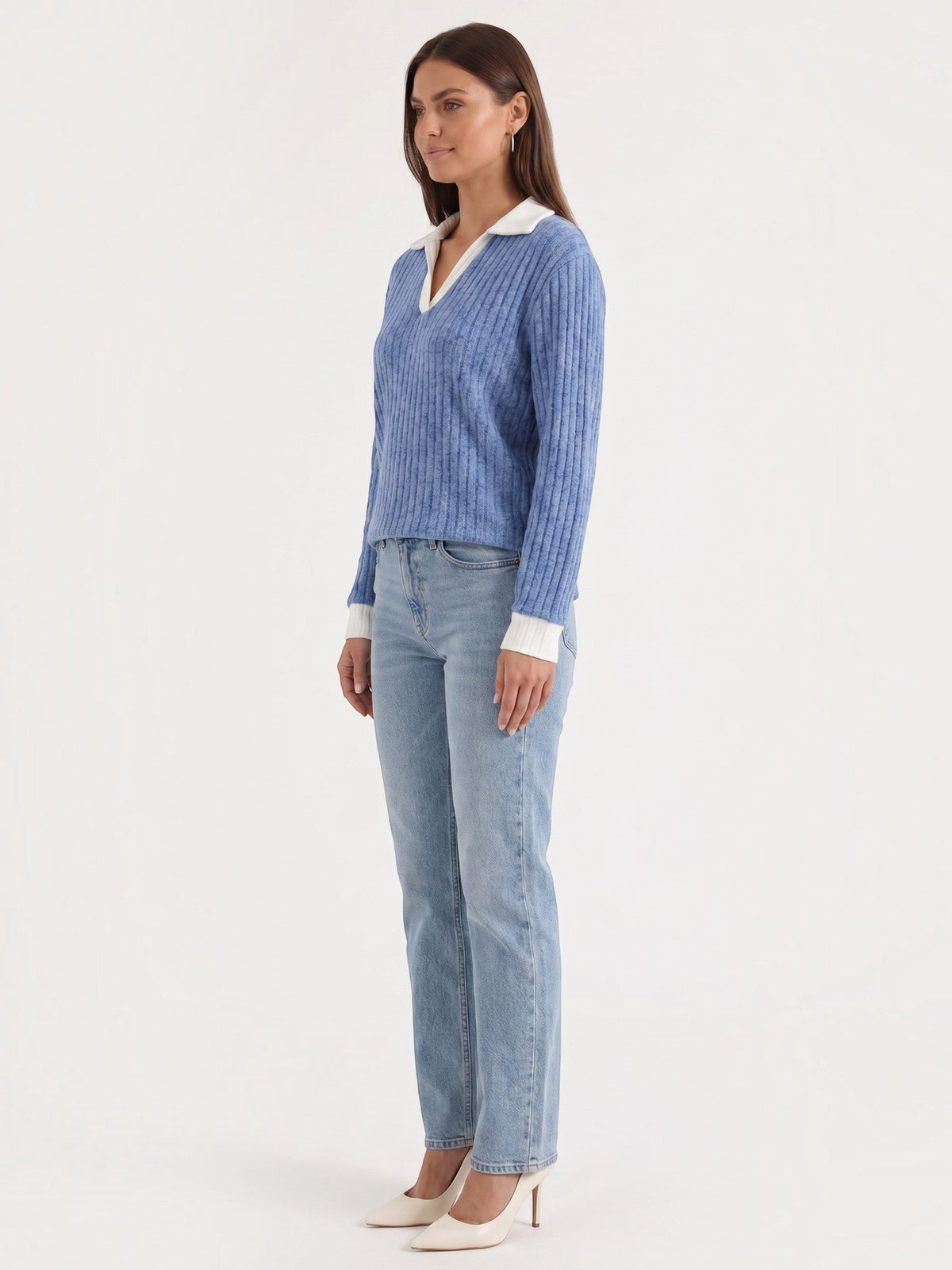 Althea Pull En Maille À Col V