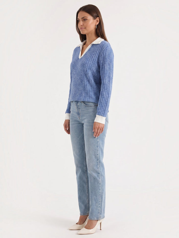 Althea Pull En Maille À Col V