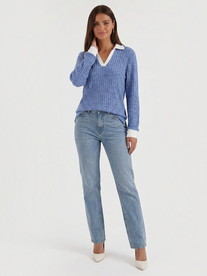 Althea Pull En Maille À Col V
