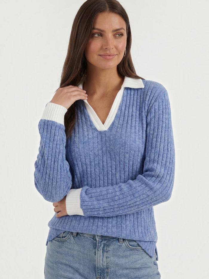 Althea Pull En Maille À Col V