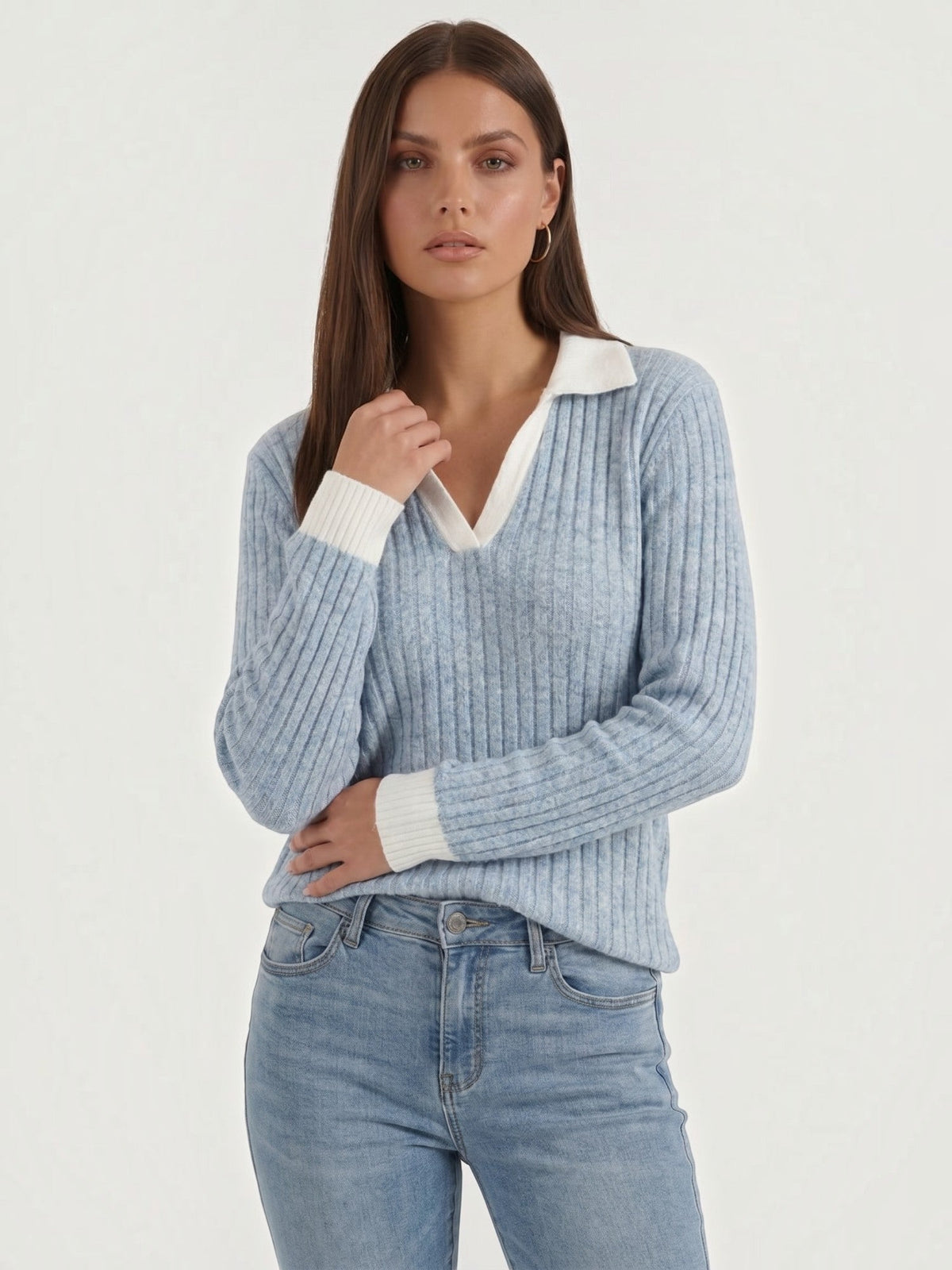 Althea Pull En Maille À Col V