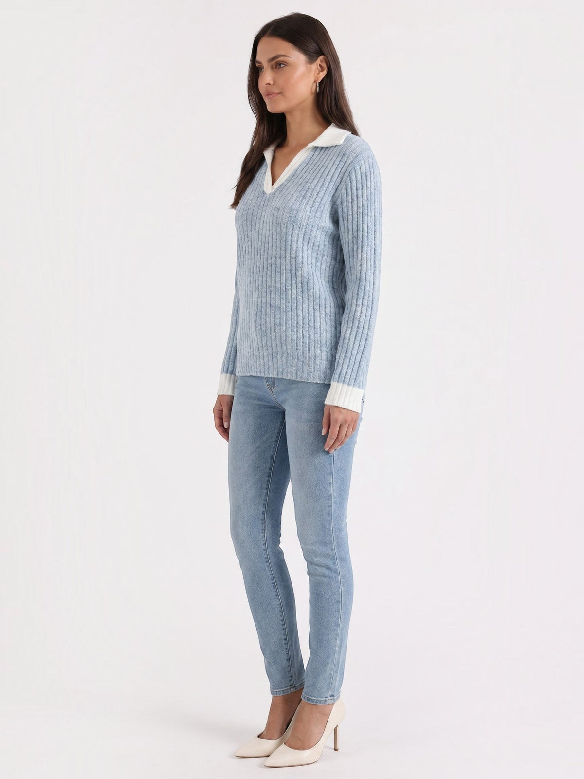 Althea Pull En Maille À Col V