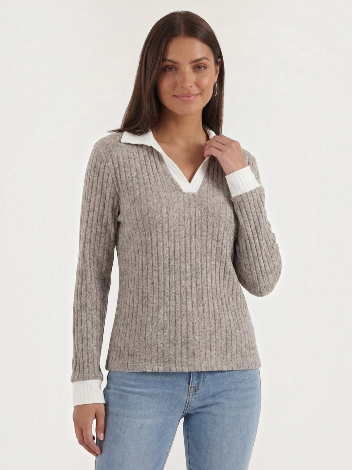 Althea Pull En Maille À Col V