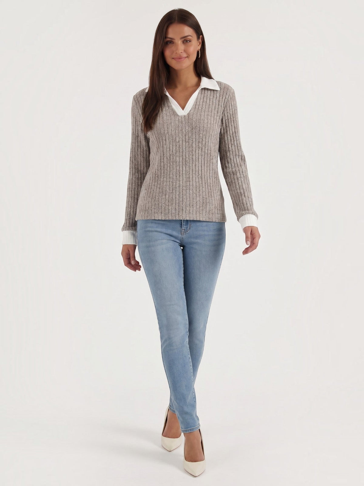 Althea Pull En Maille À Col V
