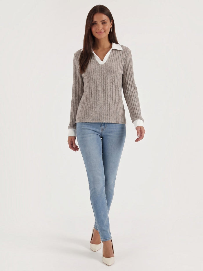 Althea Pull En Maille À Col V