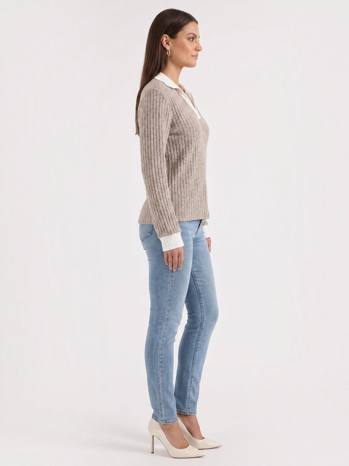 Althea Pull En Maille À Col V