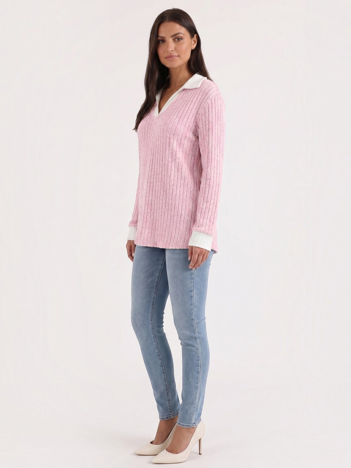 Althea Pull En Maille À Col V