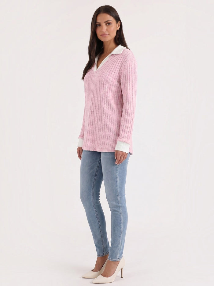 Althea Pull En Maille À Col V