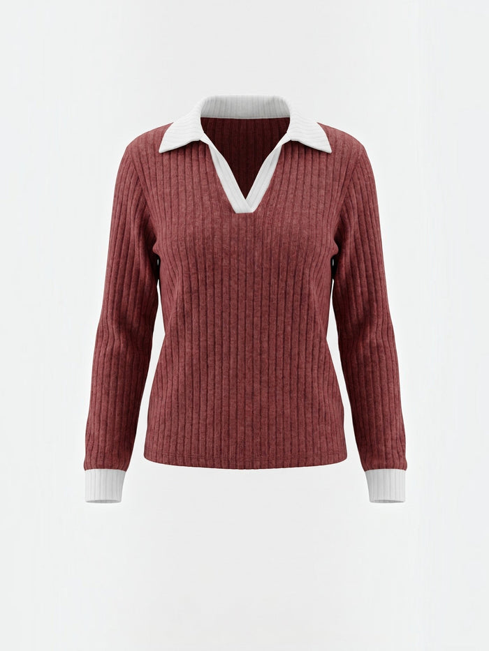 Althea Pull En Maille À Col V