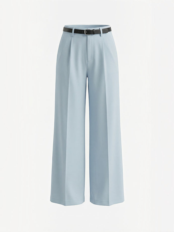 Bertha Pantalon Large Taille Haute
