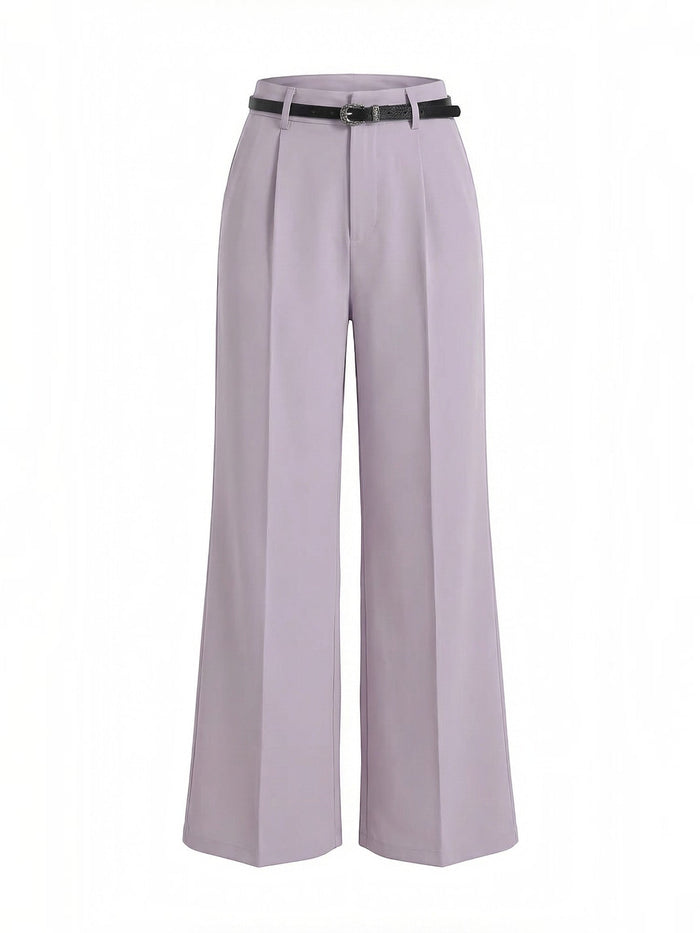 Bertha Pantalon Large Taille Haute