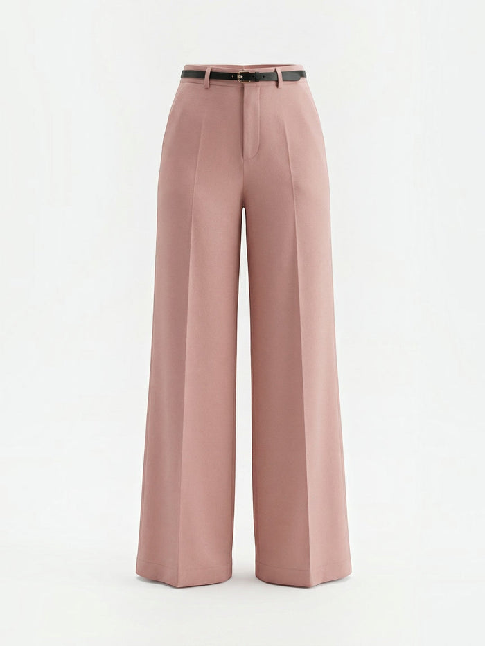 Bertha Pantalon Large Taille Haute