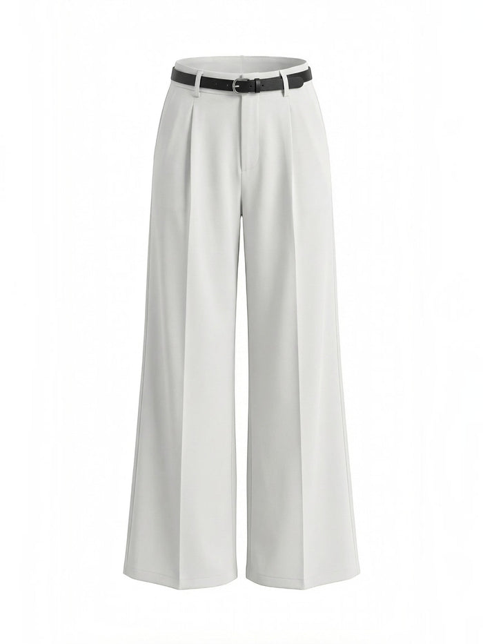 Bertha Pantalon Large Taille Haute