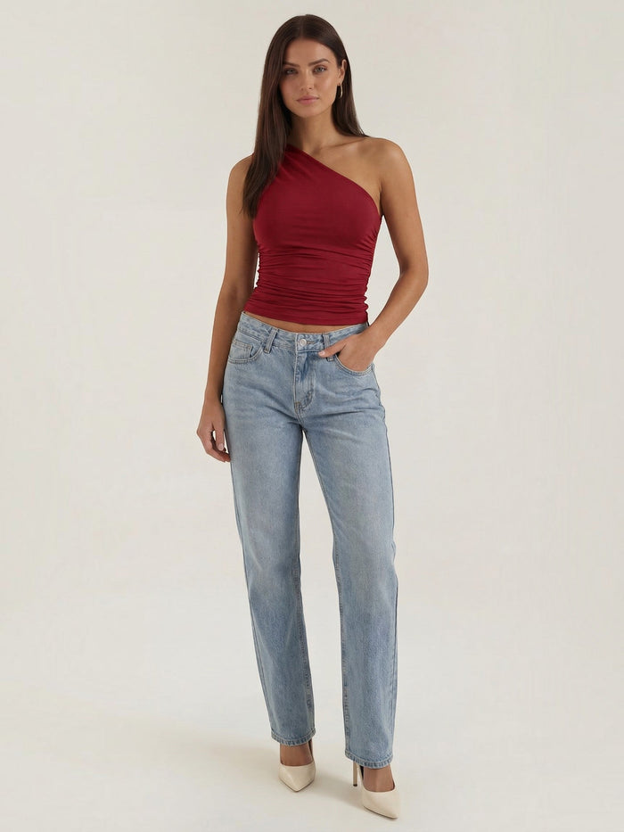 Briony Top Asymétrique Sans Manches