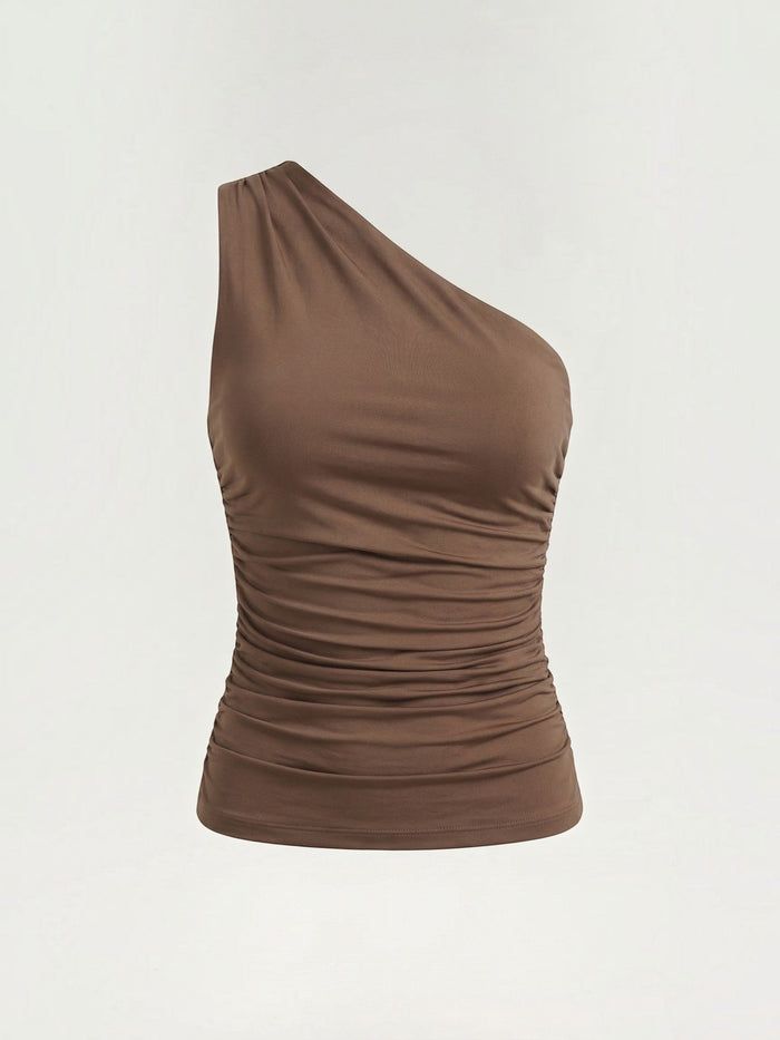 Briony Top Asymétrique Sans Manches