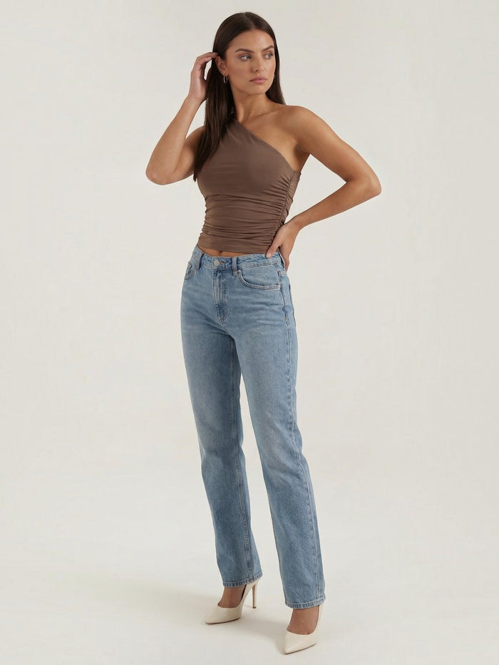 Briony Top Asymétrique Sans Manches