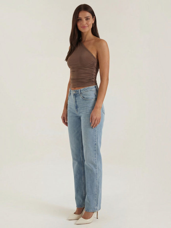 Briony Top Asymétrique Sans Manches