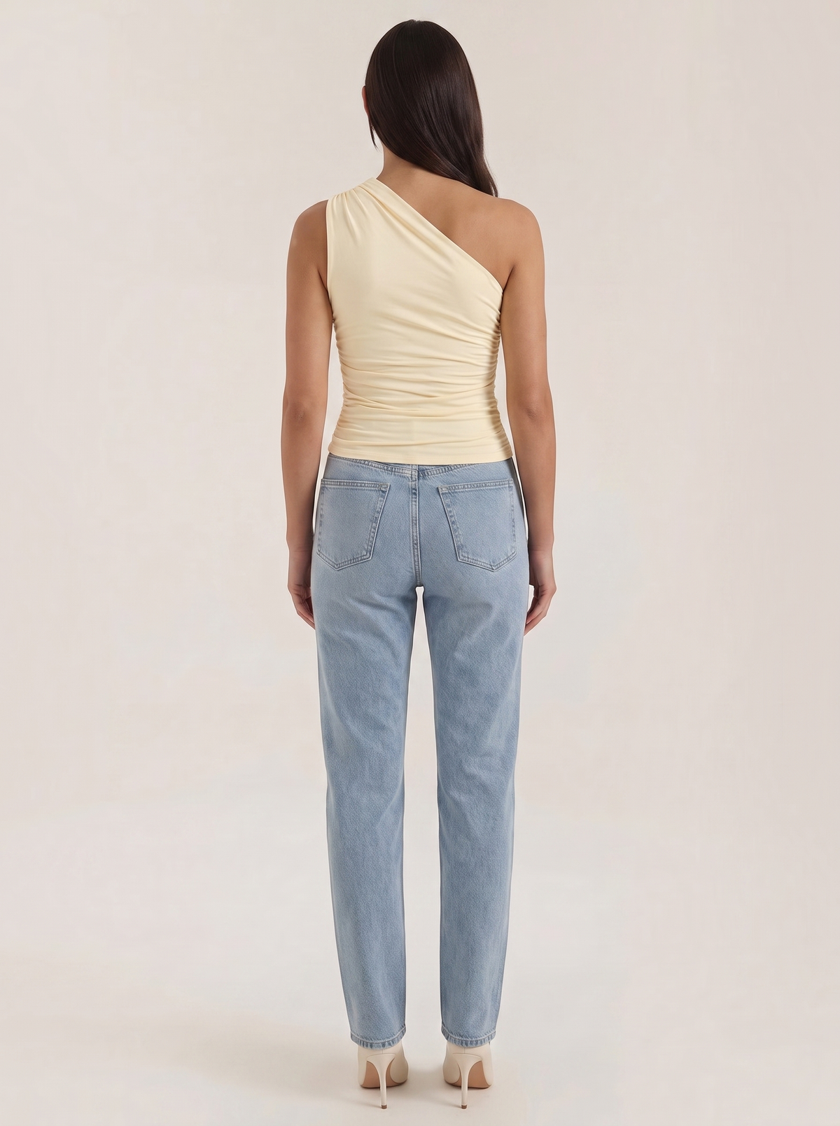 Briony Top Asymétrique Sans Manches