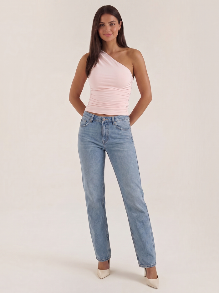 Briony Top Asymétrique Sans Manches
