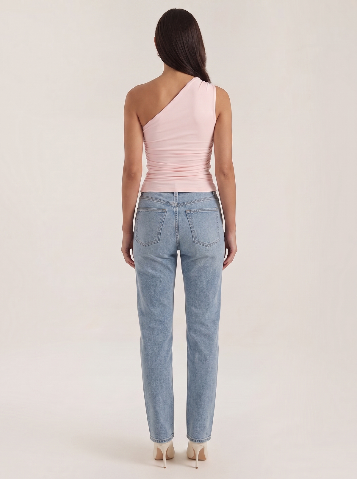 Briony Top Asymétrique Sans Manches
