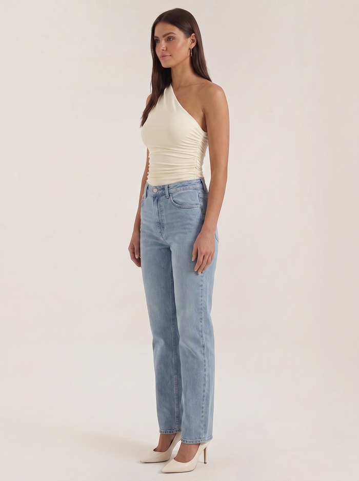 Briony Top Asymétrique Sans Manches