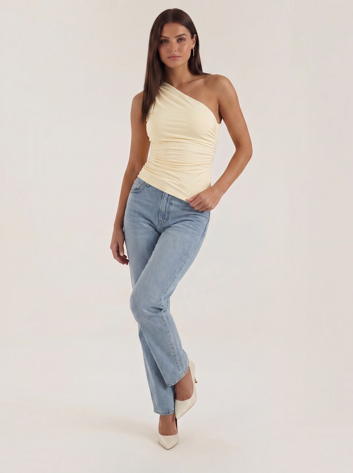 Briony Top Asymétrique Sans Manches