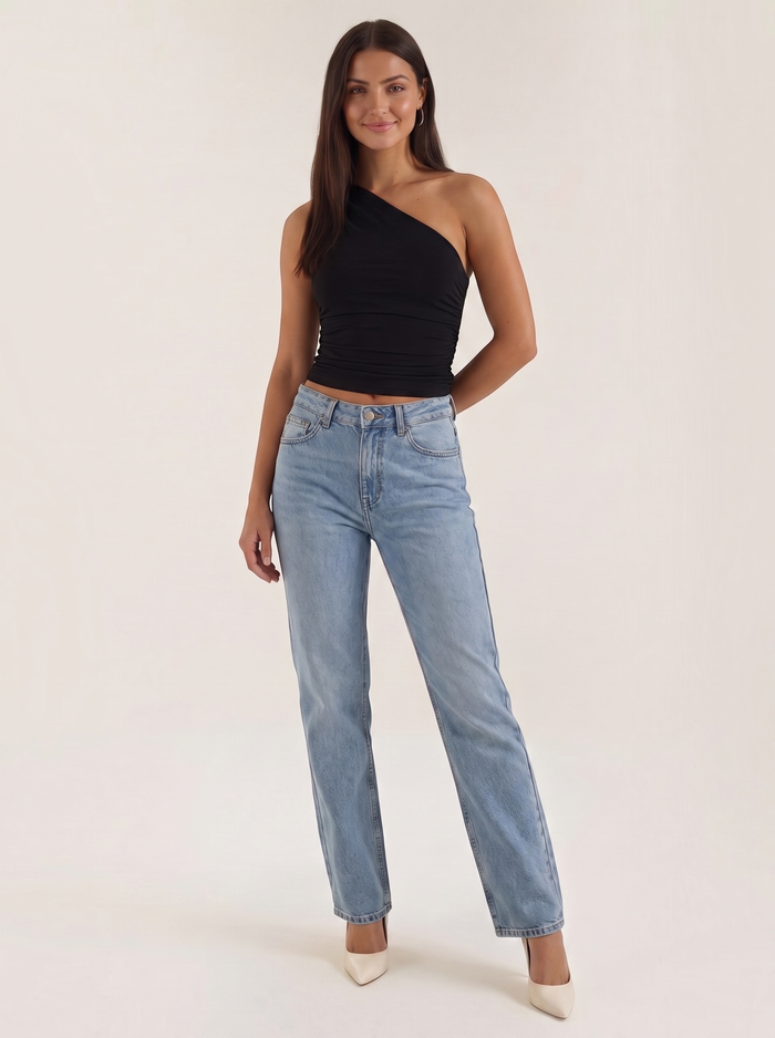 Briony Top Asymétrique Sans Manches