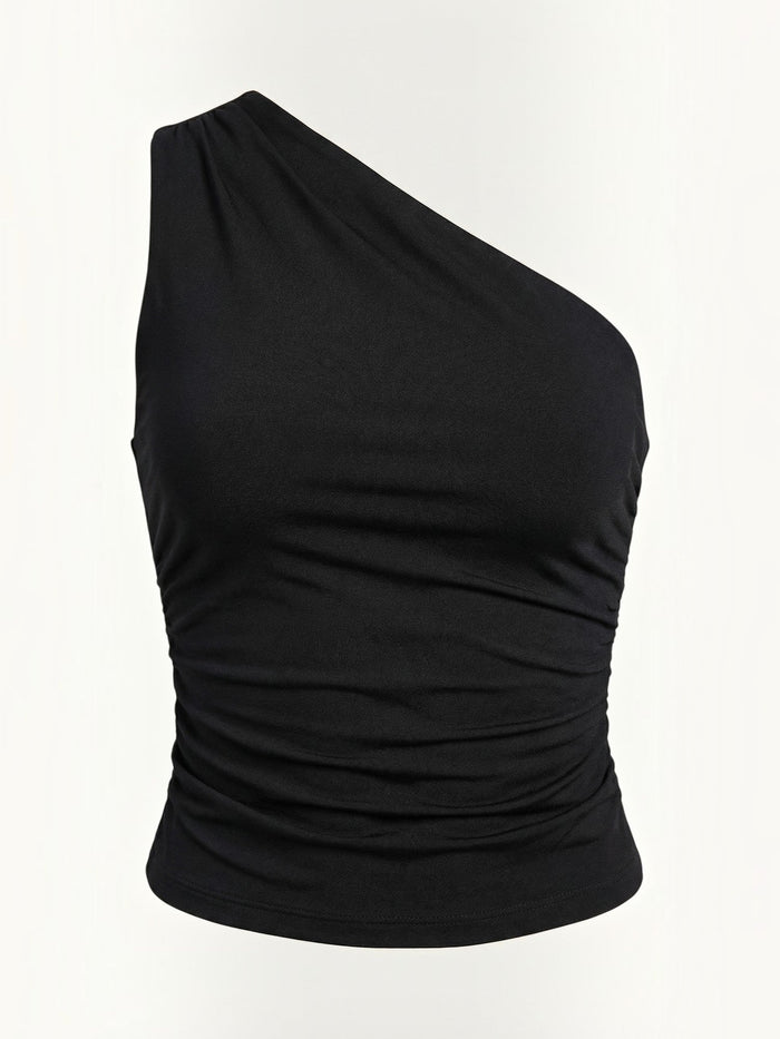 Briony Top Asymétrique Sans Manches