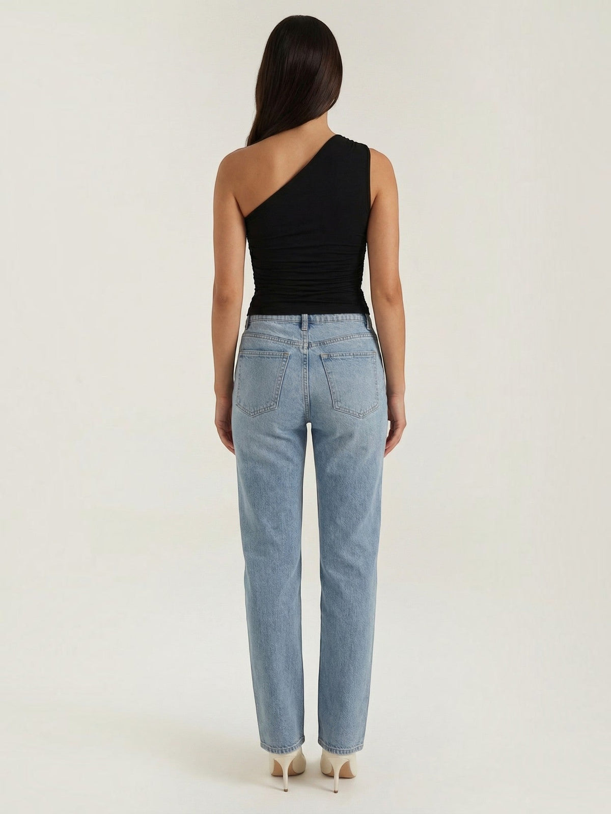 Briony Top Asymétrique Sans Manches