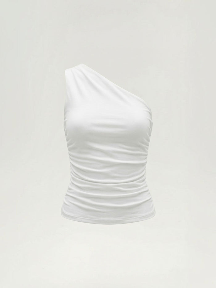 Briony Top Asymétrique Sans Manches