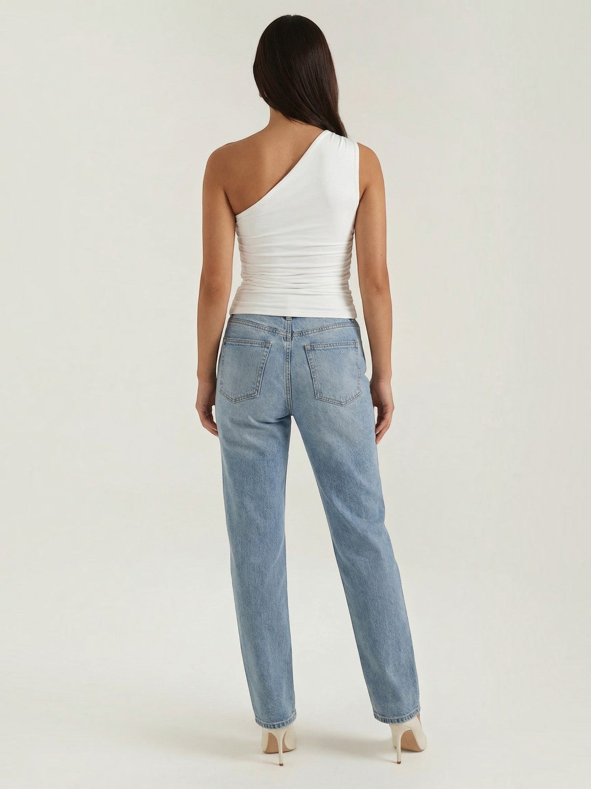 Briony Top Asymétrique Sans Manches