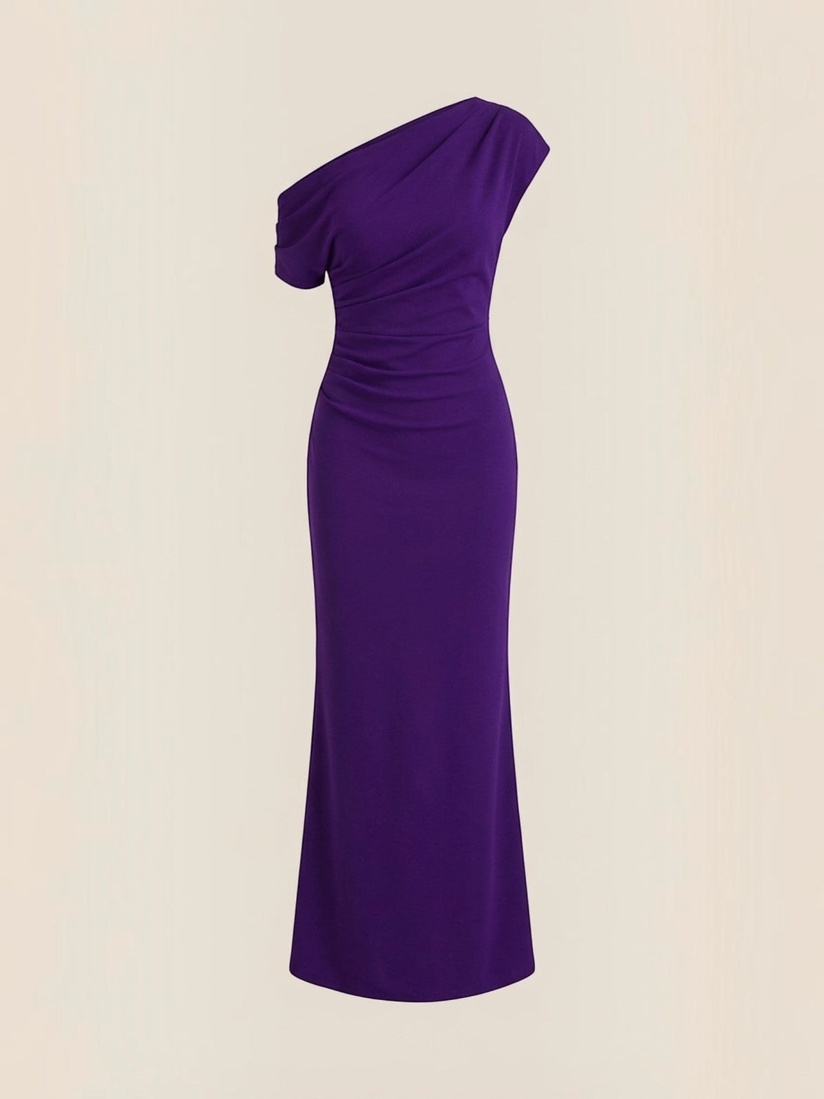 Candice Robe Longue Asymétrique Épaules Dénudées