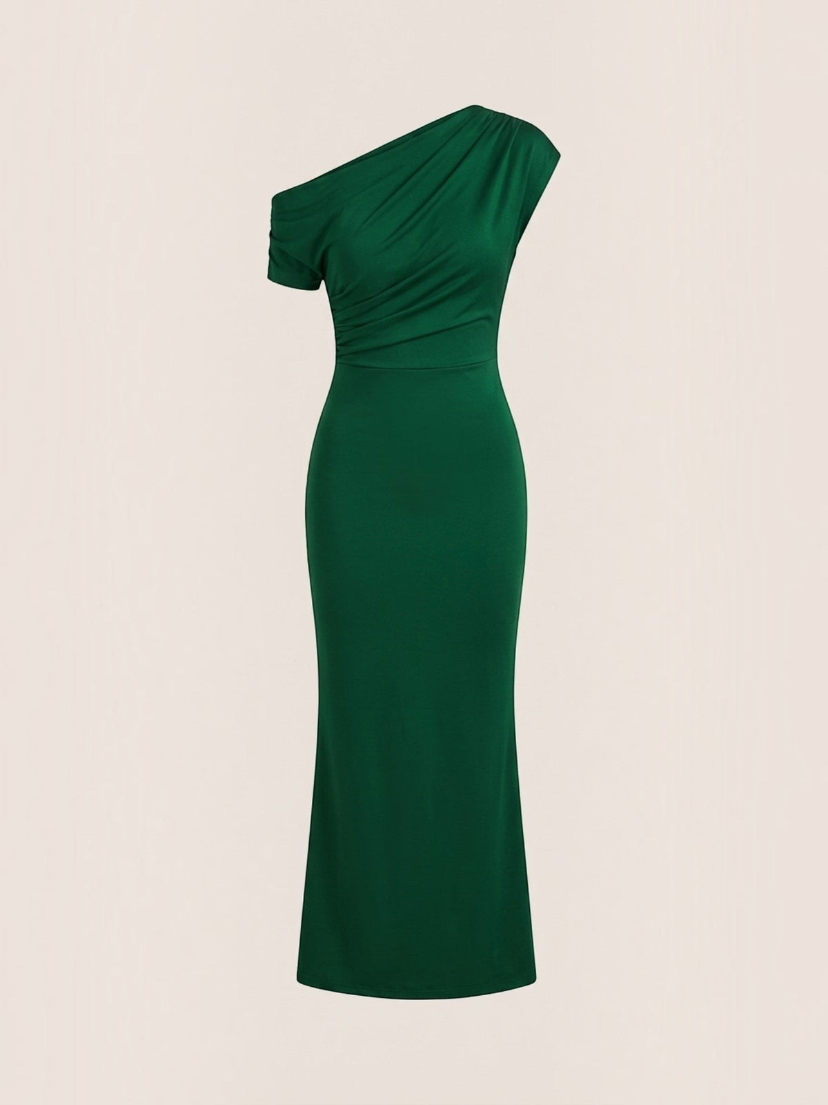 Candice Robe Longue Asymétrique Épaules Dénudées