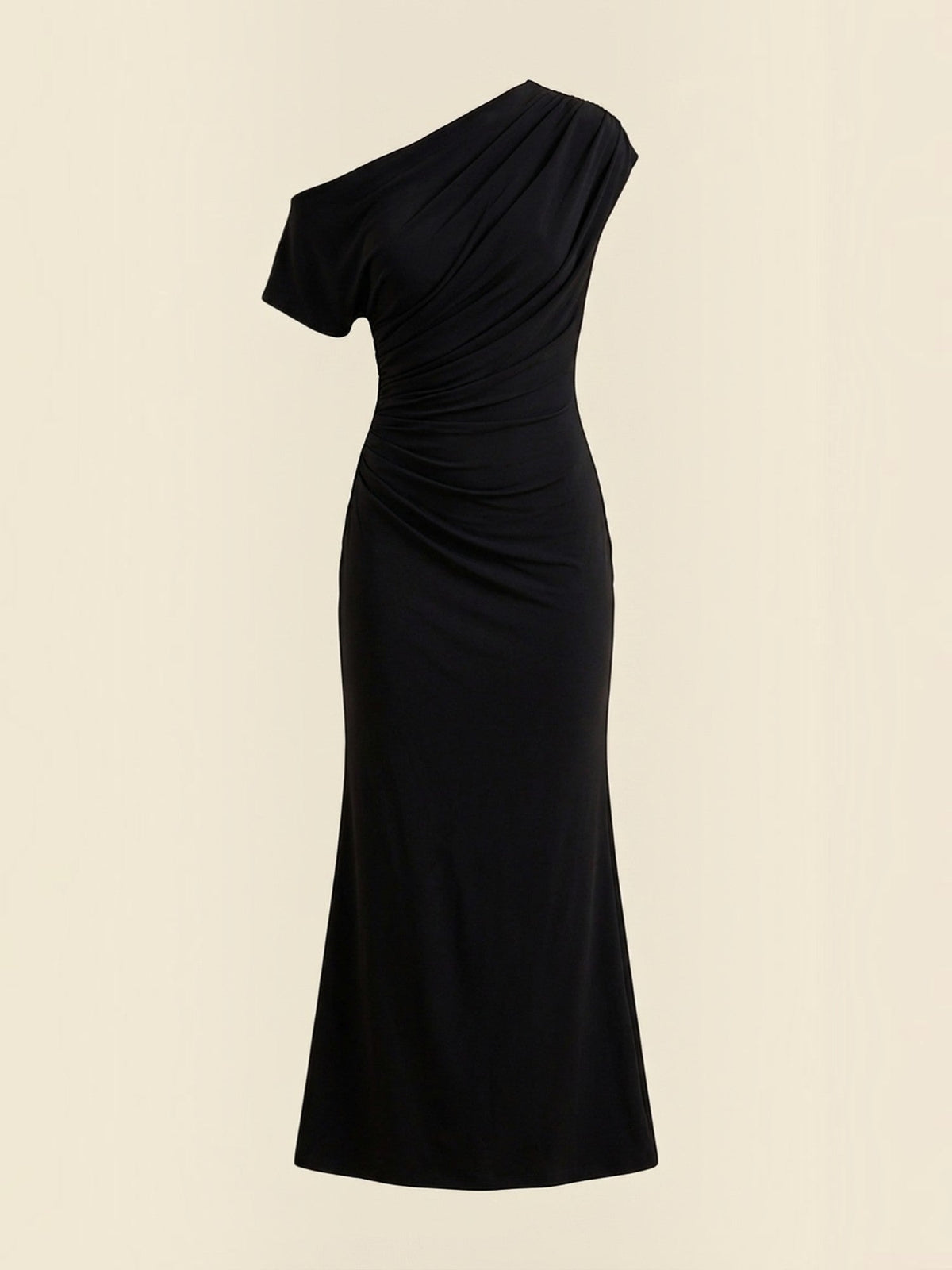Candice Robe Longue Asymétrique Épaules Dénudées