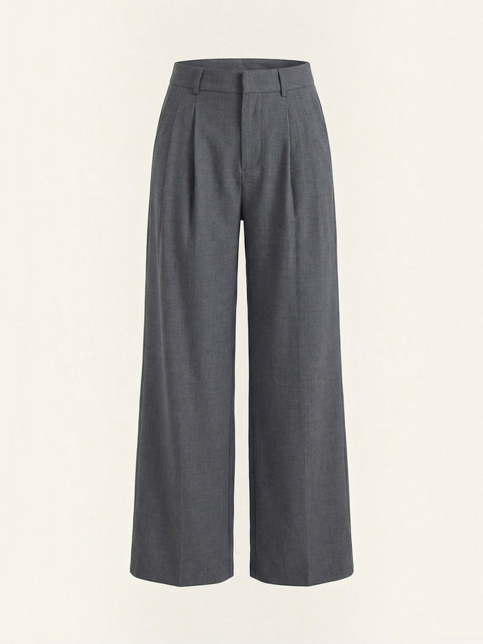 Courtney Pantalon Large Taille Haute