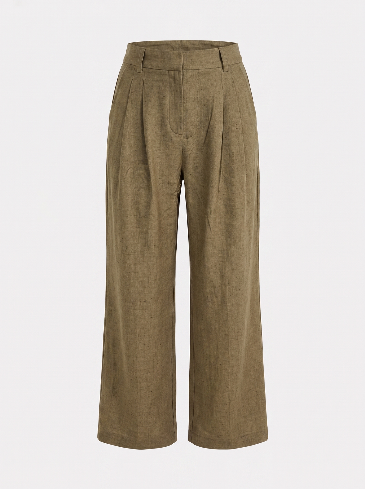 Courtney Pantalon Large Taille Haute