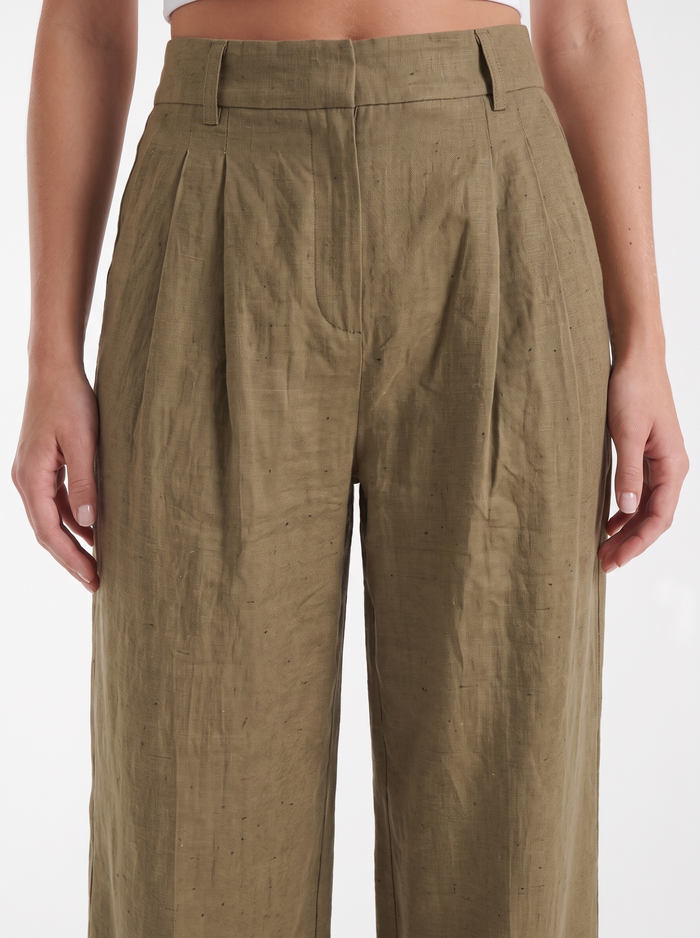 Courtney Pantalon Large Taille Haute
