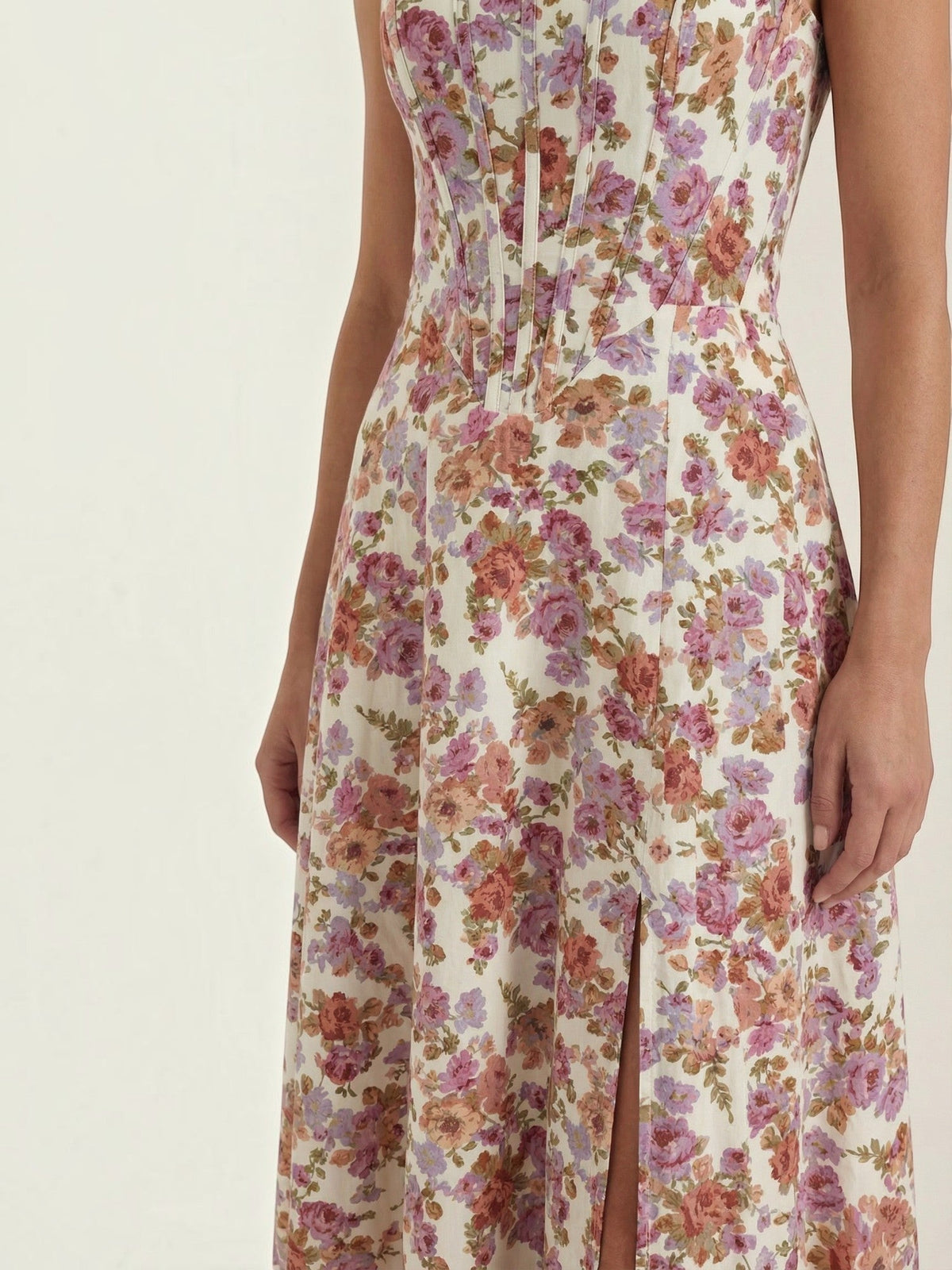 Dahlia Robe Midi D'Été