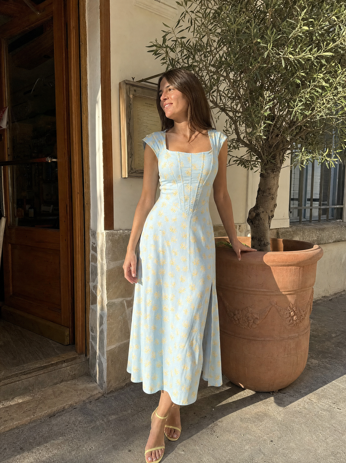 Dahlia Robe Midi D'Été