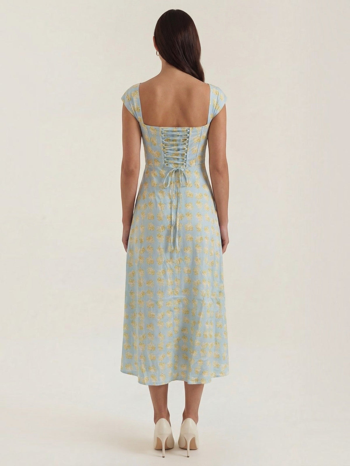Dahlia Robe Midi D'Été