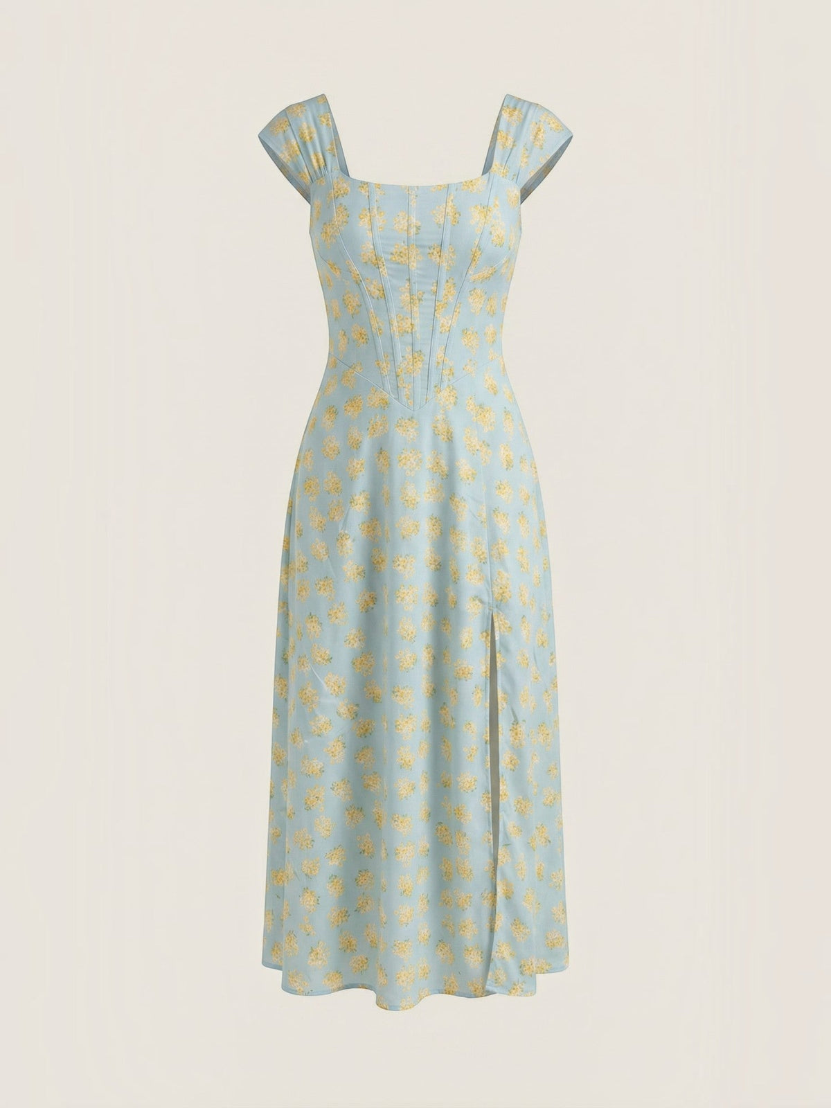 Dahlia Robe Midi D'Été