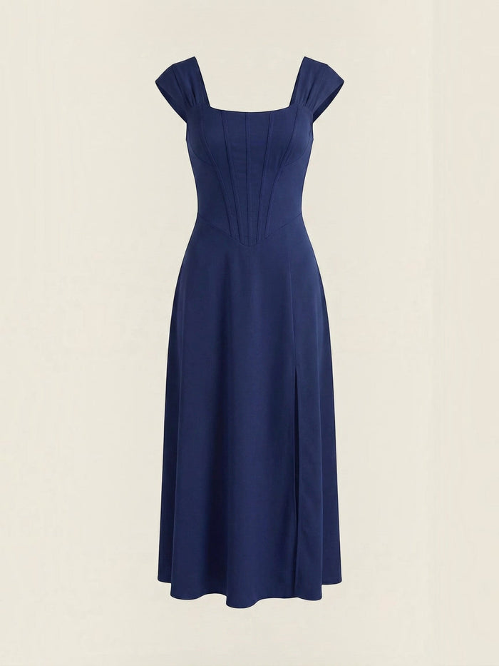 Dahlia Robe Midi D'Été